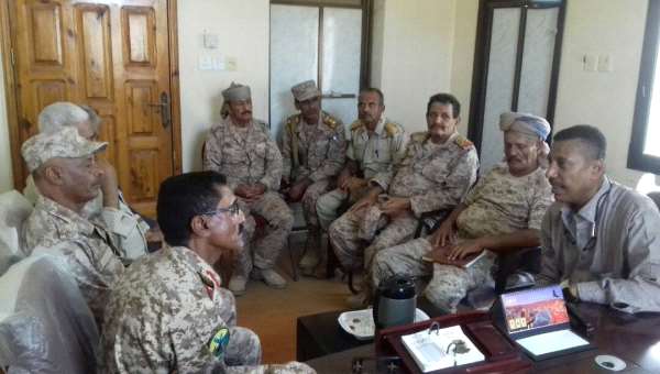 مدير عام مديرية بروم ميفع يلتقي قائد لواء بارشيد