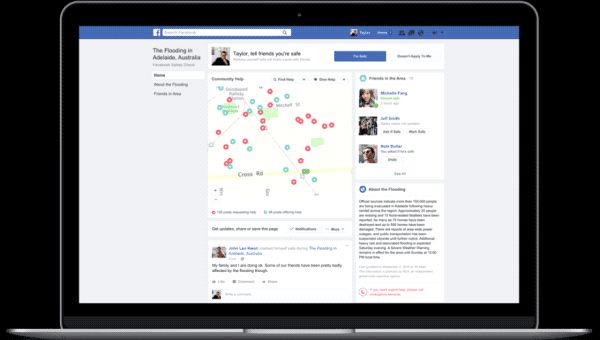 فيس بوك تعلن عن عدة تحديثات لميزة التحقق من السلامة