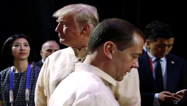 ميدفيديف التقى مع ترامب ووصفه بأنه "منفتح وحسن النية"