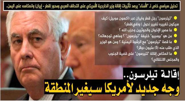 "بومبيو" بدلاً عن "تيلرسون" ..تغيير امريكي سيغير المنطقة