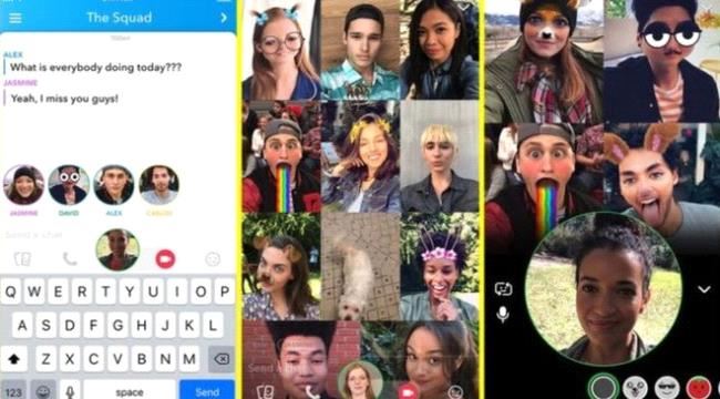 سناب شات يضيف خاصية محادثة الفيديو مع 16 شخصا