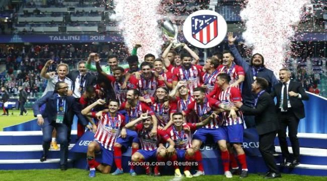 رباعية انتقامية تتوج أتلتيكو مدريد بالسوبر الأوروبي على حساب الريال
