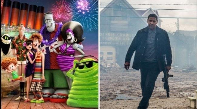 فيلم "هوتيل ترانسيلفينيا" يتراجع للمرتبة الثالثة..و"إكوالايزر 2" في الصدارة