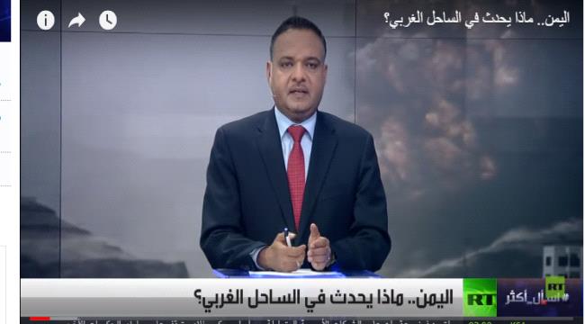 فيديو:صحفي جنوبي يلجم (ضيف حوثي)حول معارك (الساحل الغربي)