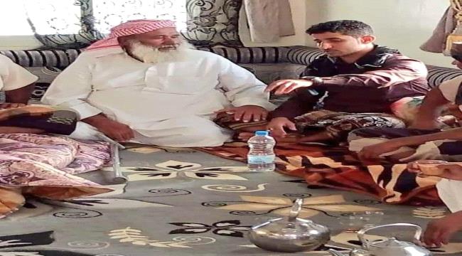 قائد قوات النخبة الشبوانية في ضيافة قبائل بالحارث بعسيلان
