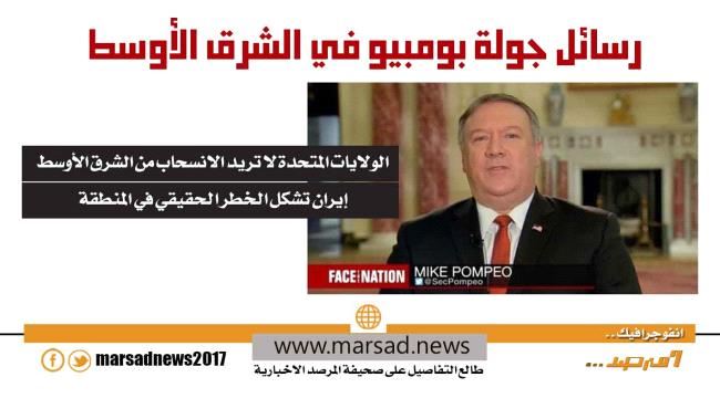 رسائل جولة بومبيو في الشرق الأوسط