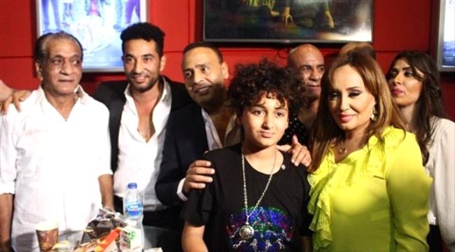 عمرو سعد يحتفل بـ "حملة فرعون" مع أبطال الفيلم