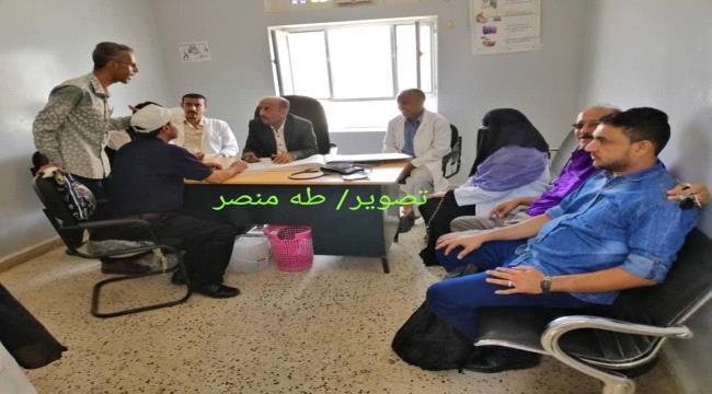 #الضـالع:مأمور الحصين يشدد على عمل ومهام المرافق الصحية بالمديرية