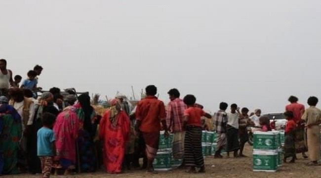 #مركز_الملك_سلمـان يوزع 3000 سلة غذائية في #الحـديدة