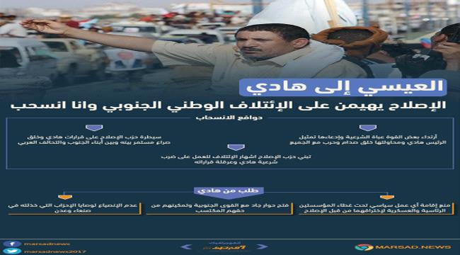 تعرف على دوافع انسحاب العيسي من الائتلاف الوطني (انفوجرافيك)