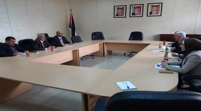 رئيس المحكمة العليا يبحث سُبل التعاون القضائي بين اليمن والأردن