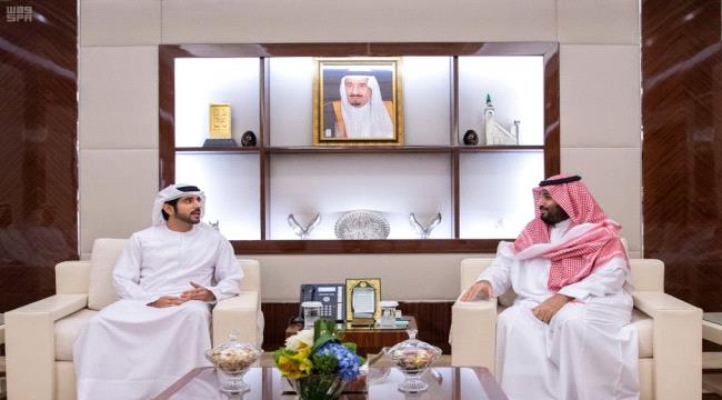 ولي العهد السعودي يلتقي حمدان بن محمد في جدة