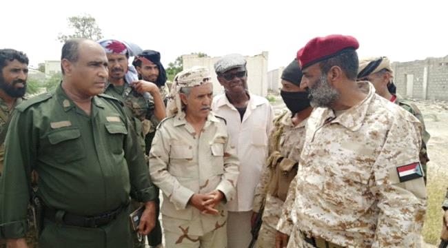 رئيس انتقالي أبين يزور إدارة الامن والنجدة بالمحافظة