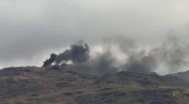 مكيراس .. طيران التحالف يشن غارات على الكريش والحنانة