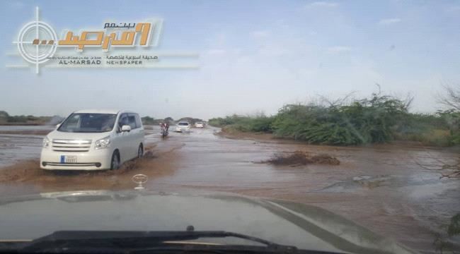 جسر الصين في ابين..تخوف من الانهيار بسبب السيول وصمت للجهات المختصة