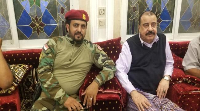 أبناء جبل اليزيدي بيافع يستقبلون اللواء أحمد سعيد بن بريك والوفد الذي رافقه