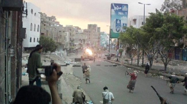 يقودها غزوان المخلافي..مواجهات دامية في تعز ومقتل 5 مسلحين