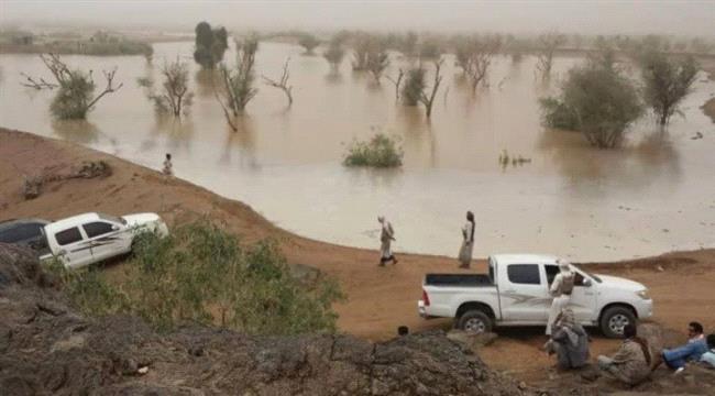 السيول تجرف أكثر من 2000 مزرعة بمأرب