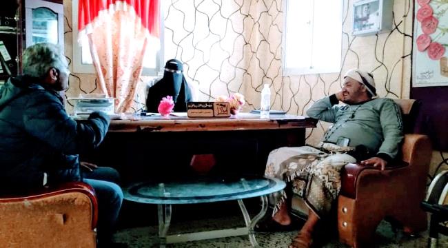مدير مؤسسة يافع للتنمية البشرية يجتمع  برئيس جمعية نساء يافع التنموية الخيرية