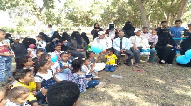 مؤسسة همزة وصال تشارك في فعالية اليوم المفتوح للأيتام الأشد احتياجا بالعاصمة عدن 