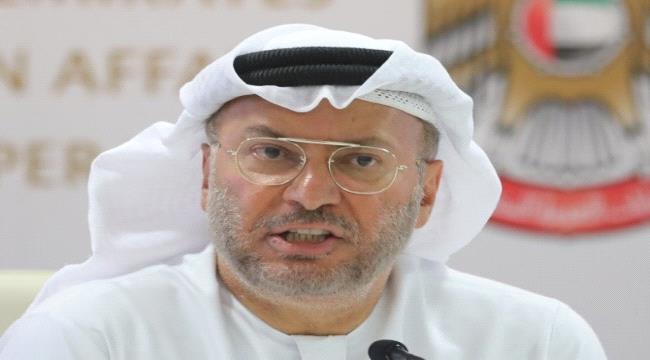 قرقاش: تنفيذ اتفاق الرياض أهم خطوات التعامل مع الأزمة اليمنية
