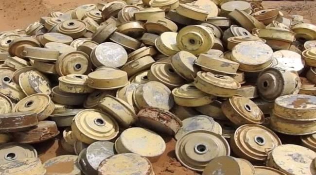 مسام يفكك 1492 لغماً وذخيرة غير منفجرة في الأسبوع الثاني من ديسمبر