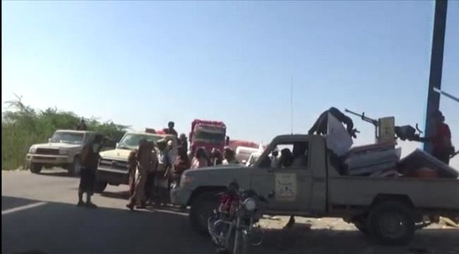 العمالقة تبدأ نشر نقاط فاصلة وتقوم بعمليات مسح للألغام في أبين