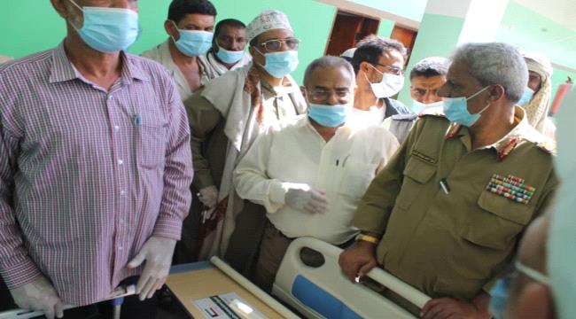 المحافظ " تركي" ..يدشن استلام اجهزة تنفس اصطناعي مقدمة من الجمعية الكويتية للإغاثة