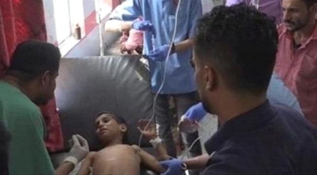 إصابة 3 أطفال يمنيين بقصف حوثي على تعز