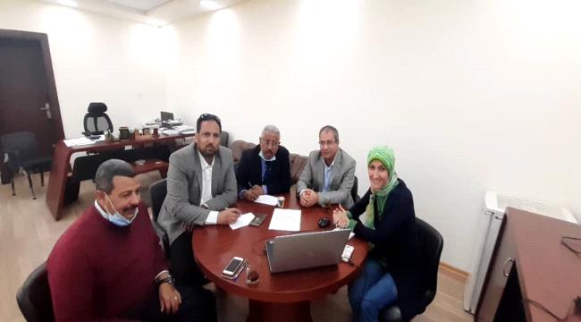 قيادة صندوق صيانة الطرق تلتقي الادارة المركزية للبحوث والصيانة المصرية لمناقشة سبل التعاون المشترك