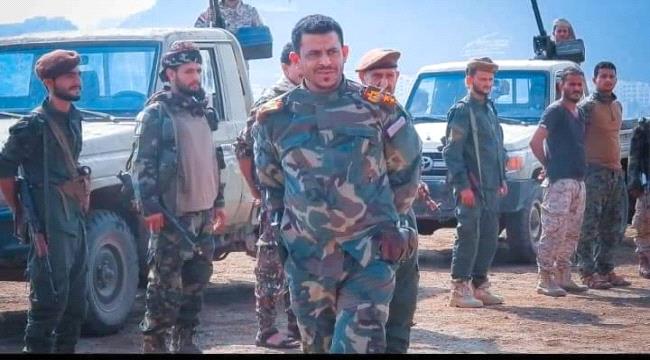 القائد صامد سناح ينفي وجود خلافات تربطه مع قيادة الحزام الأمني 