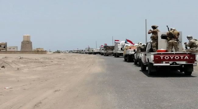 أبناء قبيلة العياسئ بيافع يرفدون المقاتلين في جبهات ابين بقافلة غذائية