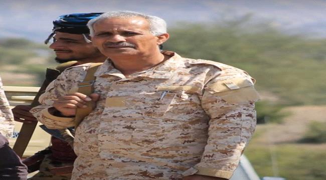 رئيس العمليات المشتركة بمحور الضالع يُعزِّي في وفاة العقيد أحمد علي أبوبكر الشعيبي
