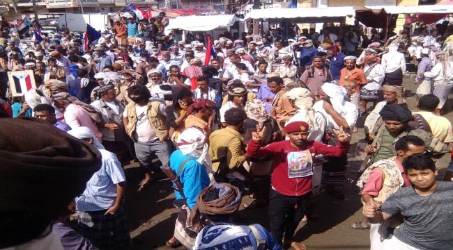 انتقالي لودر يقيم مهرجان جماهيري كبير لتأبين الفقداء ذيبان و علوه وجريمان
