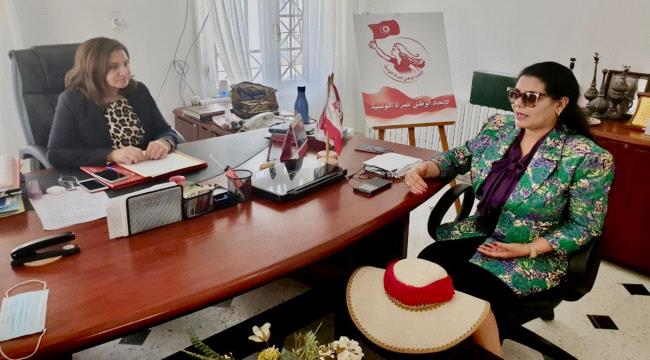 الهمامي تسلّم رسالة من هيئة المرأة العربية إلى رئيسة الاتحاد الوطني للمرأة التونسية وتوقّع إتفاقاً 
