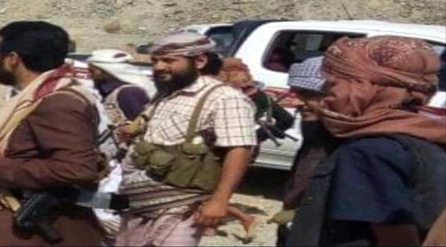 قيادة وافراد اللواء الثامن عمالقة يعزون في استشهاد القائد العسكري لجبهة الحازمية في البيضاء