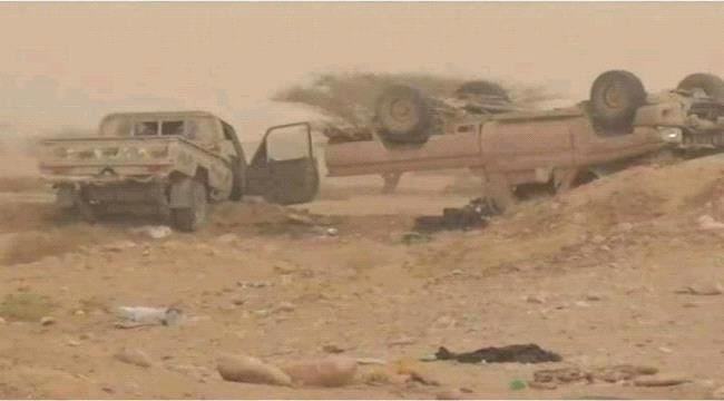 مليشيات الاخوان بشقرة ترفض توجيهات الرئيس هادي وتقصف مواقع  القوات الجنوبية في جبهة ابين 