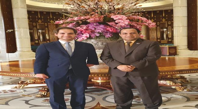 ممثل خارجية الانتقالي الشبحي يلتقي نائب سفيرة جمهورية ألمانيا الاتحادية لدى اليمن