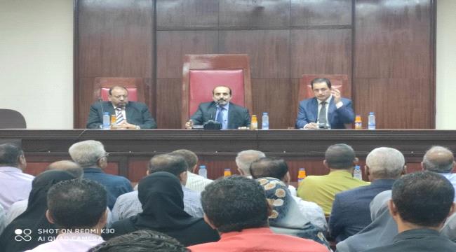 وزير العدل لقضاة عدن: نؤكد اعتزازنا بانتمائنا للقضاء ولمدينة العدالة عدن