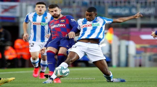 بالصور: ميسي يمنح برشلونة فوزا عسيرا على سوسيداد