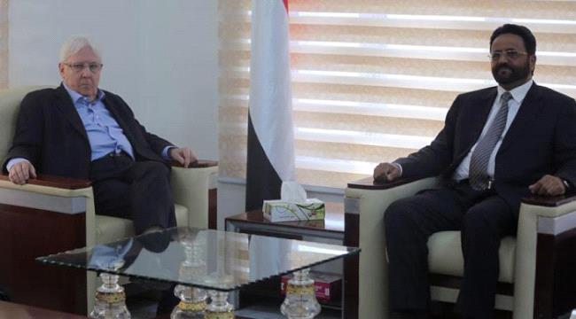 الشرق الاوسط : غريفيث يدعو من مأرب لتهدئة فورية وغير مشروطة واستئناف المشاورات