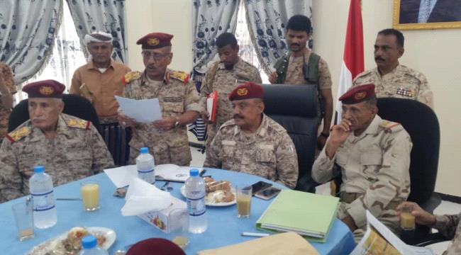 قادة القوات المسلحة والمقاومة يؤكدون تأييدهم لاتفاق الرياض وتصديهم للاطماع الايرانية في المنطقة