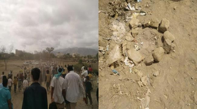 تشييع جنائزي مهيب لشهيدي الحادث التفجيري بمدينة قعطبة ليلة أمس