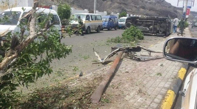 جرحى في حادث مروري  في عدن