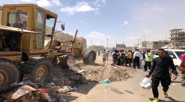 دارسعد : حملة نظافة وإزالة العوائق والتعديات على الشوارع العامة والرئيسية