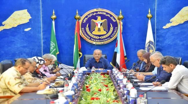 هيئة رئاسة المجلس الانتقالي الجنوبي تقف أمام التصعيد الإخواني بجبهات محور أبين