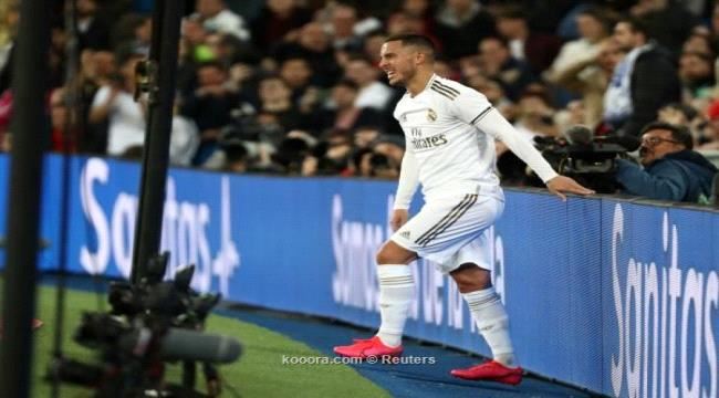 هازارد يتغلب على عادته المزعجة