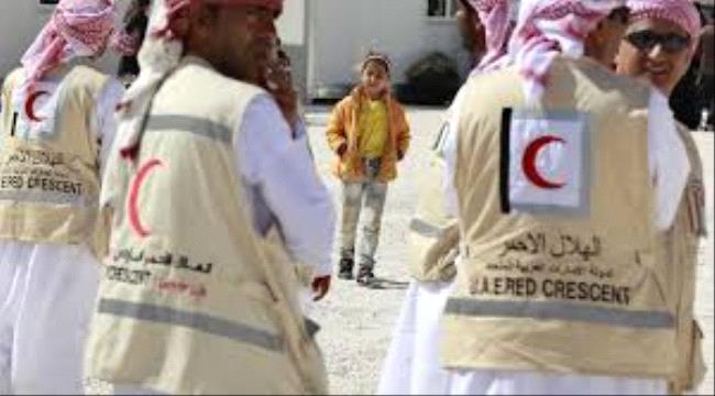 218 طن دعم إماراتي جديد خلال نصف شهر  في مناطق شرق اليمن وغربه