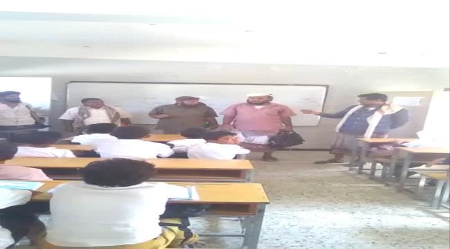 لحج : مدير تربية طورالباحه في زيارة تفقدية لعدد من مدارس المديرية