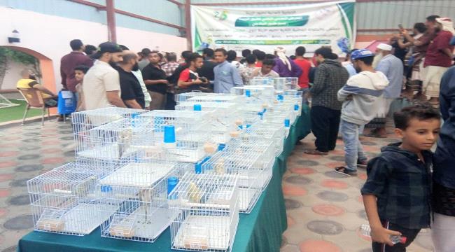 الجمعية العدنية تقيم المعرض الثاني لطيور الزينة (قسم طيور البادجي) بعدن 